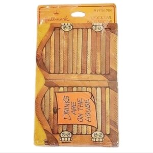 M01 * Hallmark Saloon Door Cocktail Party Invitations NIP Vintage